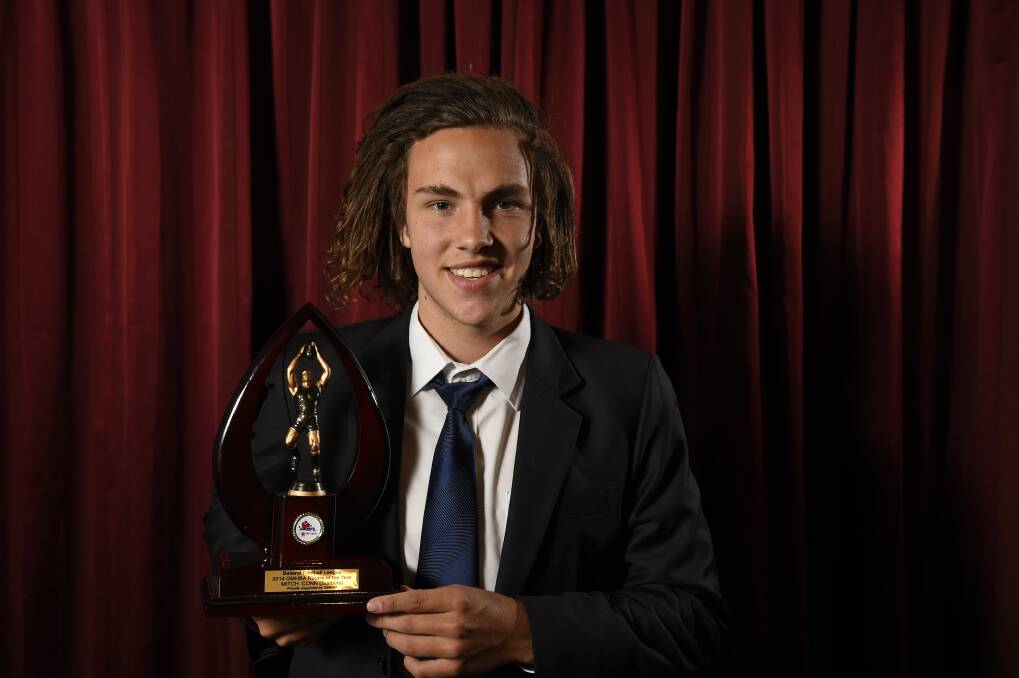 Mitch Conn in 2014 when he won Rookie of the Year for Sunbury.