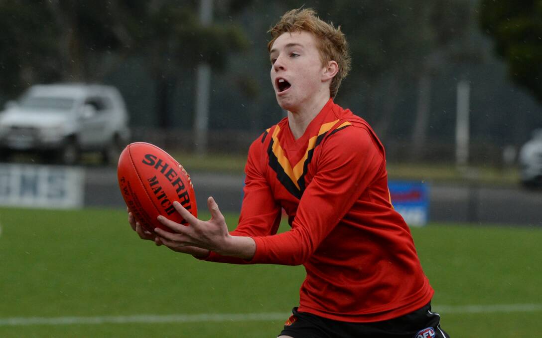 KEY RETURNS: Ballarat Clarendon College's Cooper Heard returns to the line up with key players Charlie Wilson and Matt Schnerring. Picture: Kate Healy