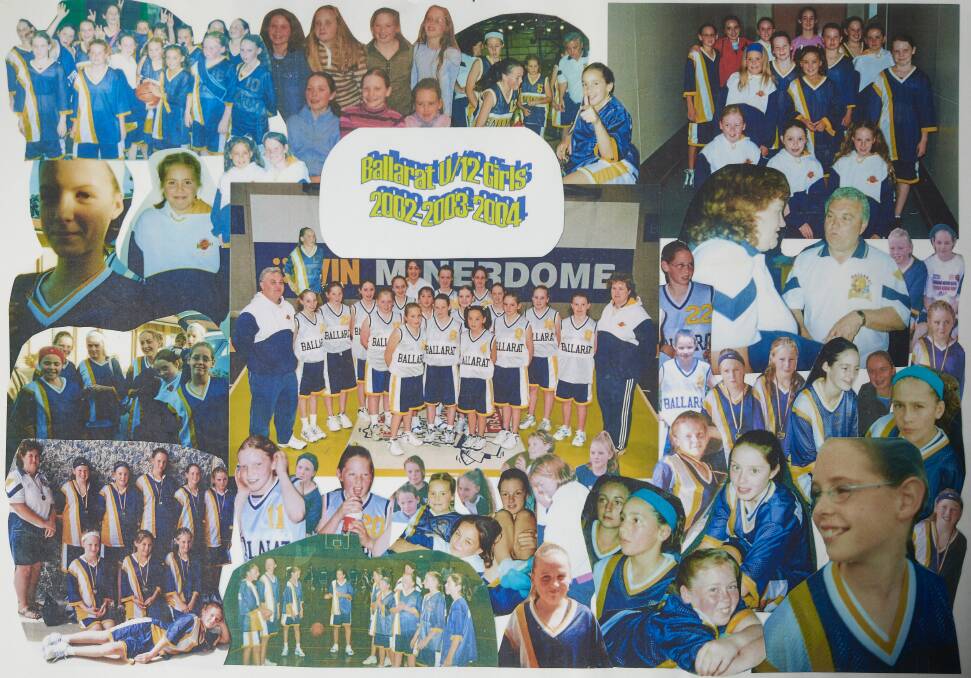 Childhood memories with Ballarat's under-12 team. Picture: Luka Kauzlaric 