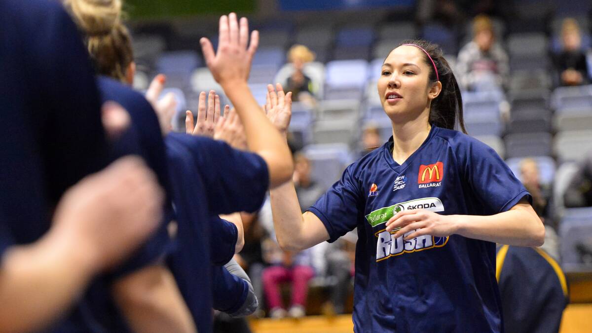 BALANCING ACT: Joy Burke is a passionate contributor both on and off the court for Ballarat Rush, but also plays at an international level. Picture: Dylan Burns
