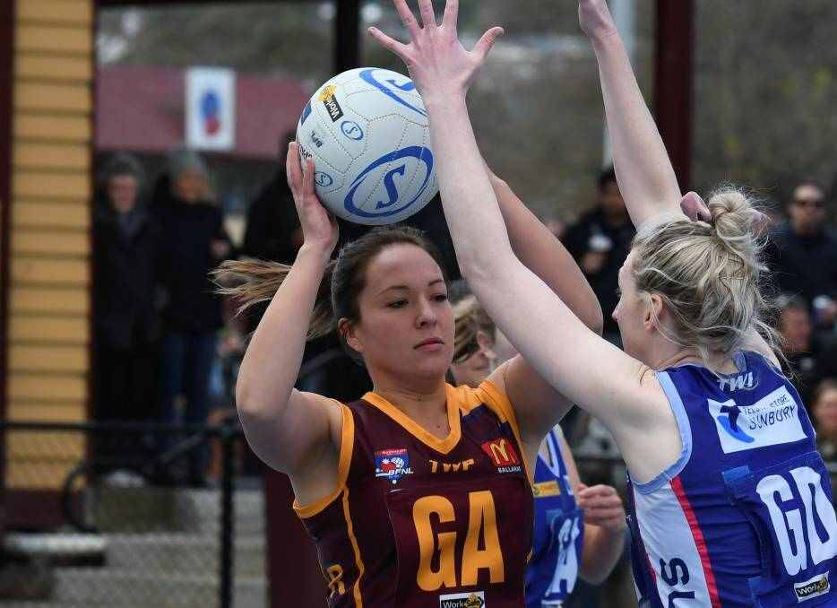 LION BATTLE: Ruby Parry is one of the leaders at Redan as the team gets set for the reigning premiers Sunbury in the opening round. Picture: Lachlan Bence