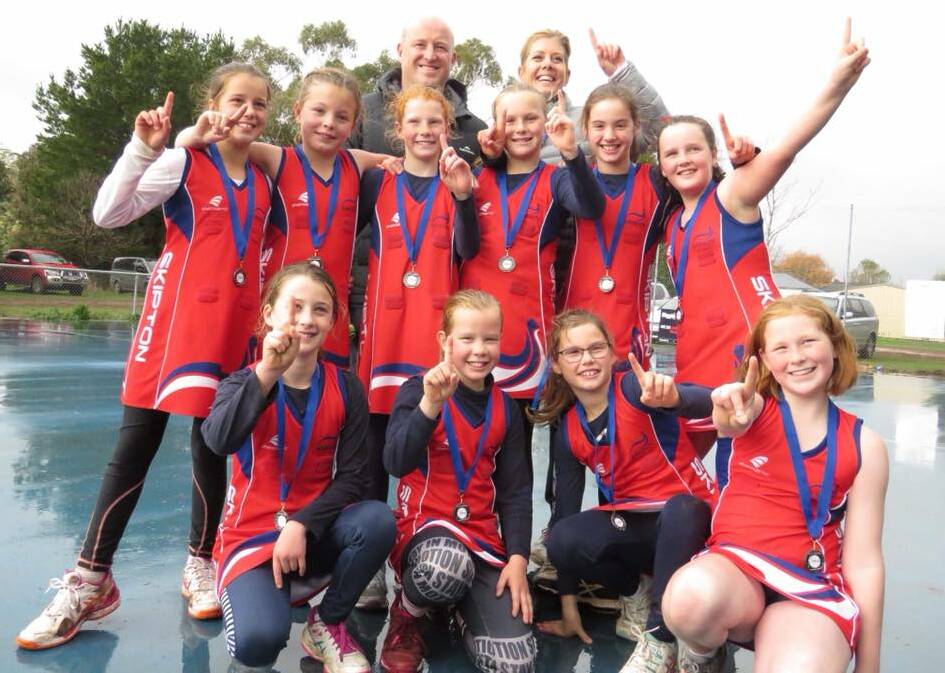 SUCCESSFUL: The Skipton players who have grown up together, have now won a premiership together, providing some excitement for the future. Picture: Contributed