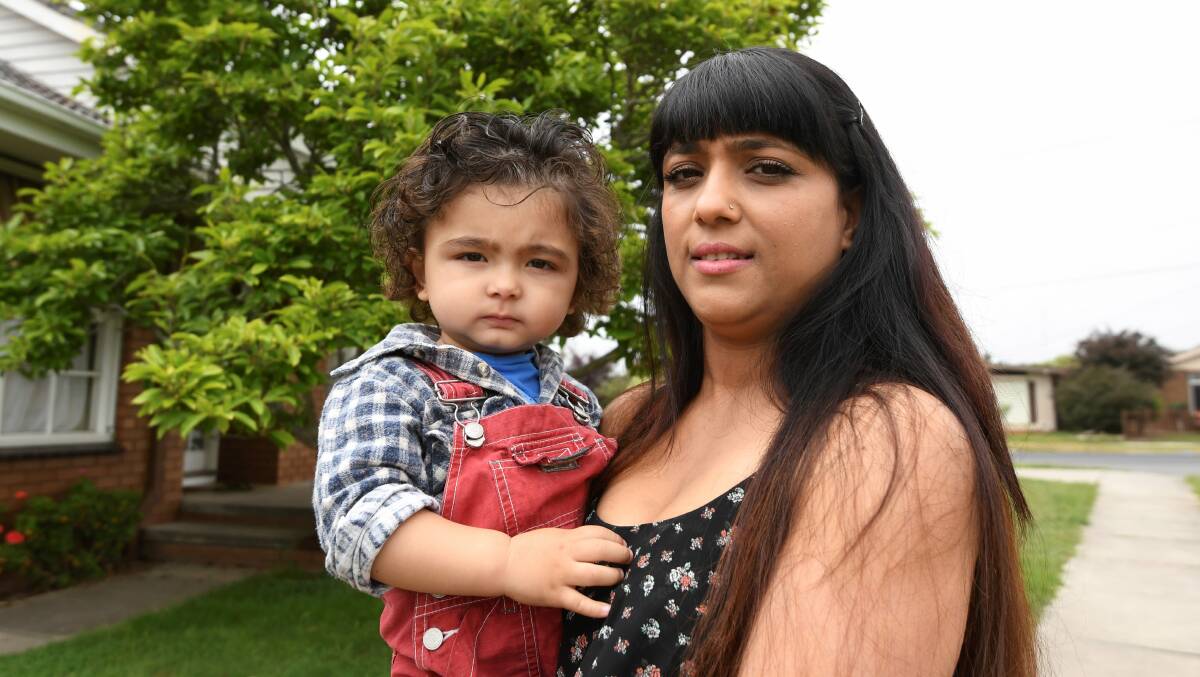 WELCOMED: Susan and her two-year-old son Suyog are looking forward to meeting new people at the annual garden party. Picture: Lachlan Bence