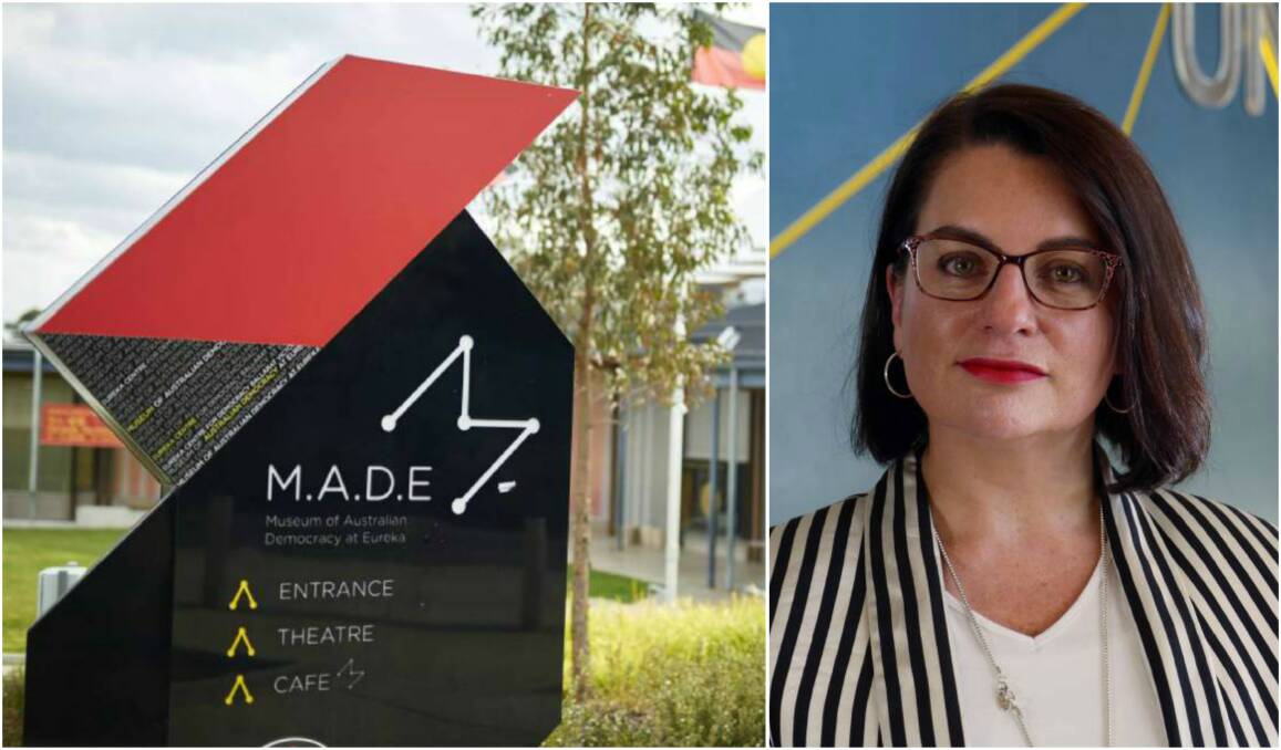 NEXT CHAPTER: Ballarat's Museum of Australian Democracy at Eureka chief executive officer Rebecca MacFarling talks about the museum's future. Picture: MADE