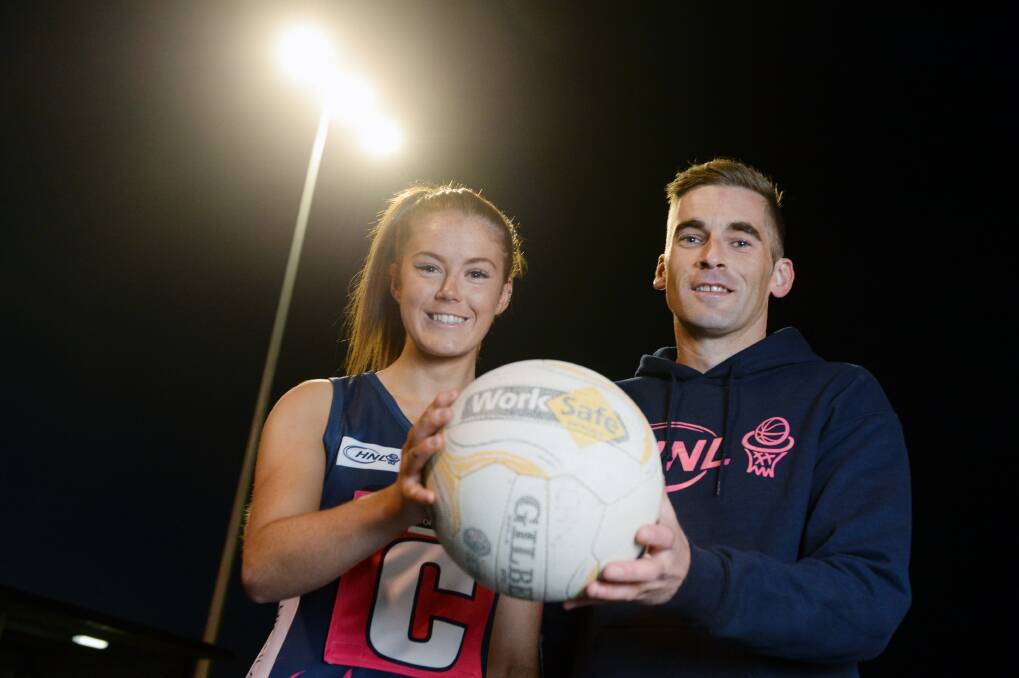 COUNTING DOWN: Central Highlands Netball League senior interleague captain Kelly Conroy and coach Jordan O'Keefe are looking forward to what they predict will be a challenging encounter. Picture: Kate Healy