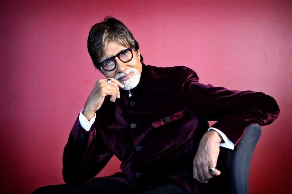STAR POWER: Popular Bollywood actor Amitabh Bachchan in Melbourne for the Indian Film Festival in May 2014. Picture: Angela Wylie (The Age) 