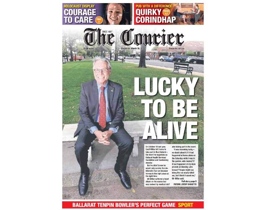 The Courier on Wednesday March 18, 2015.