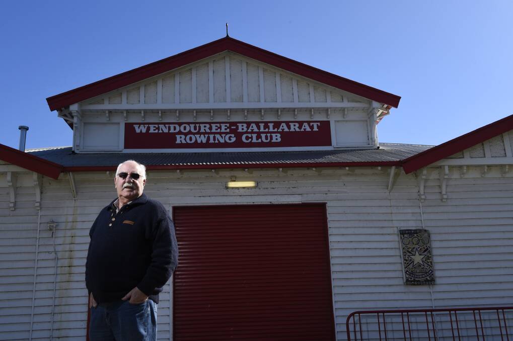 End of an era: Wendouree-Ballarat Rowing Club’s Eric Waller has retired as club president. PICTURE: JUSTIN WHITELOCK