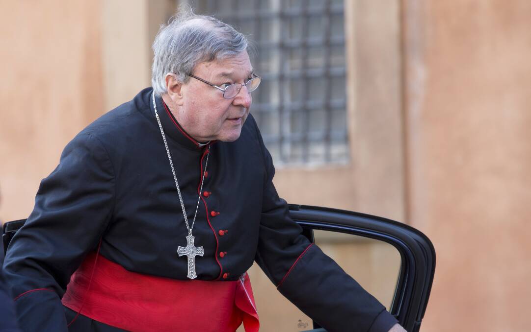 Bribe claim: Cardinal George Pell at The Vatican.