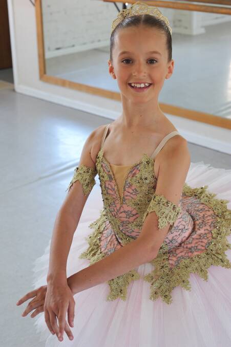 BRAVISSIMO: Ballarat Ballet Centre’s Philippa Crawley has been accepted into the Australian Ballet School’s Interstate/International Training Program. PICTURE: LACHLAN BENCE