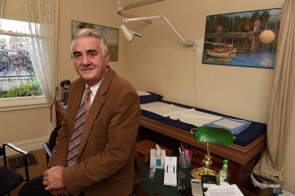 Under threat: Dr Carl Grace owns one of Ballarat’s largest bulk-billing medical clinics. PICTURE: LACHLAN BENCE