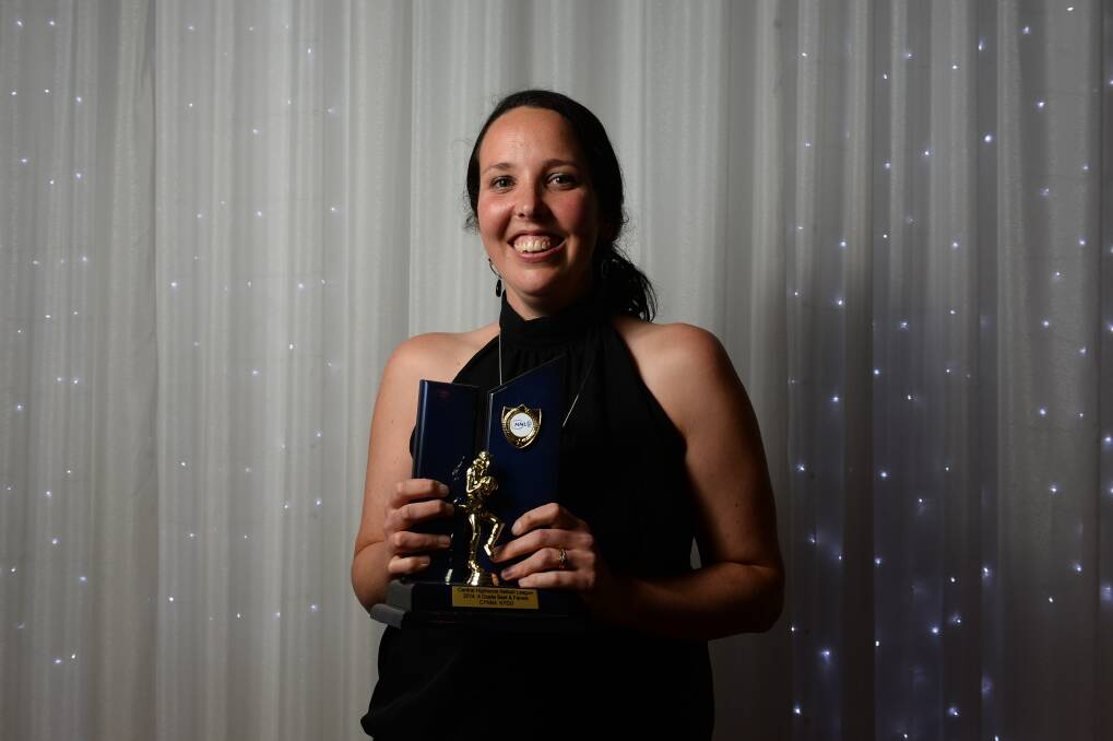 Champion: Senior netball best and fairest winner Cynna Kydd, of Springbank. PICTURES: ADAM TRAFFORD
