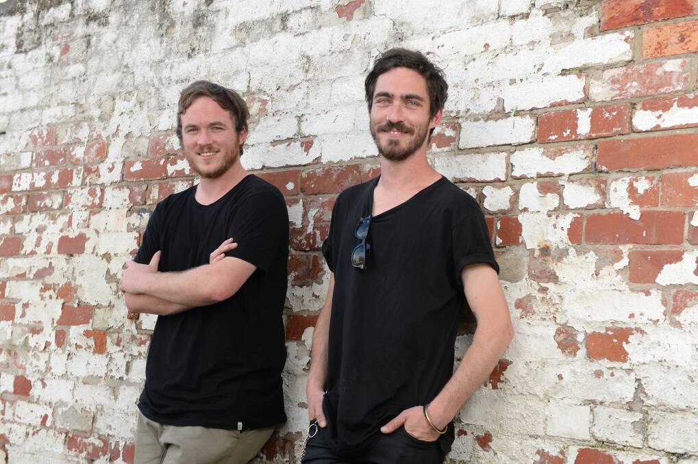 Surprised: Scott and Sean Leonard have been nominated for an ARIA for their artwork on Australian hip hop artist 360’s album, Utopia. PICTURE: KATE HEALY


IMAGE
