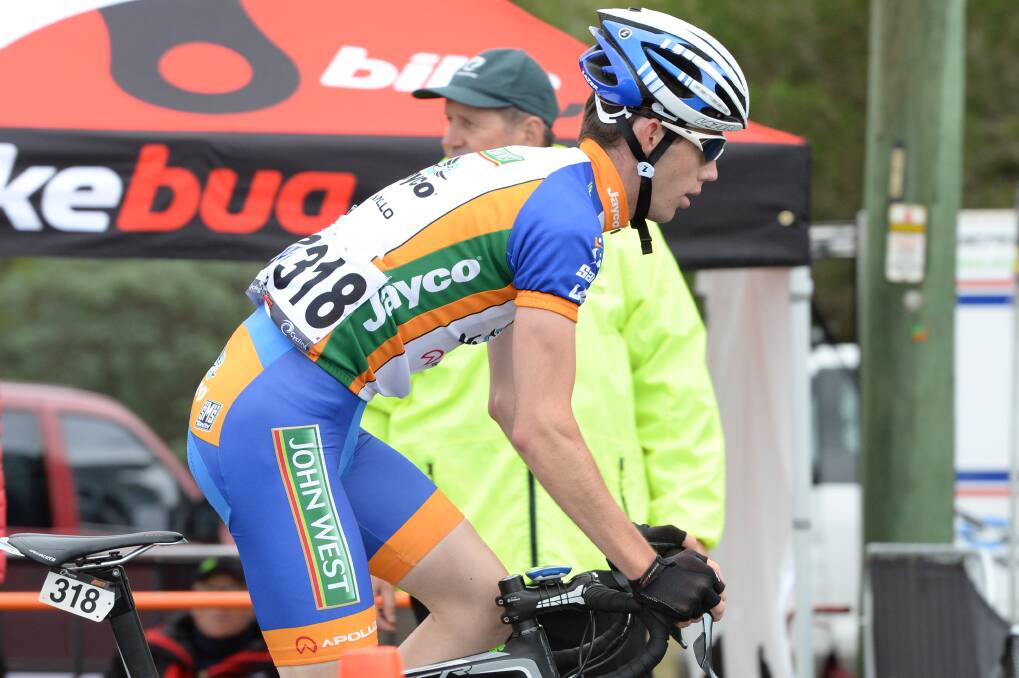 eye to the future: Ballarat’s Angus Lyons is looking forward to a big season after riding well in his first appearance at the Road Nationals last week. 
PICTURE: KATE HEALY