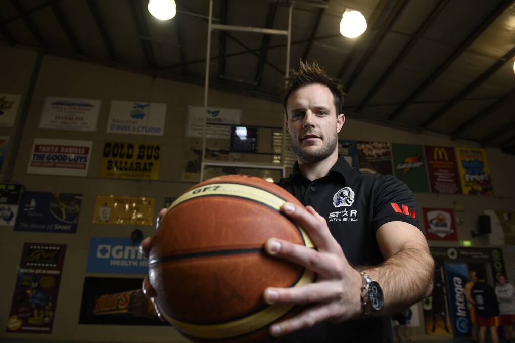 BACK IN TOWN: Collingwood defender Nathan Brown returned to the Minerdome yesterday, where he said it was possible he could still return to playing AFL football this year. PICTURE: JUSTIN WHITELOCK