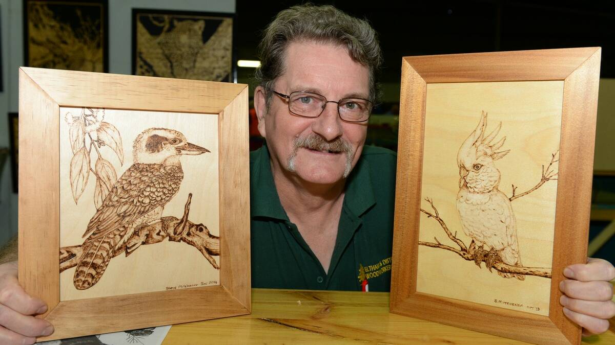 Steve Mitchener - Ballarat Woodworkers Guild Annual Wood and Craft Show. Picture: Kate Healy
