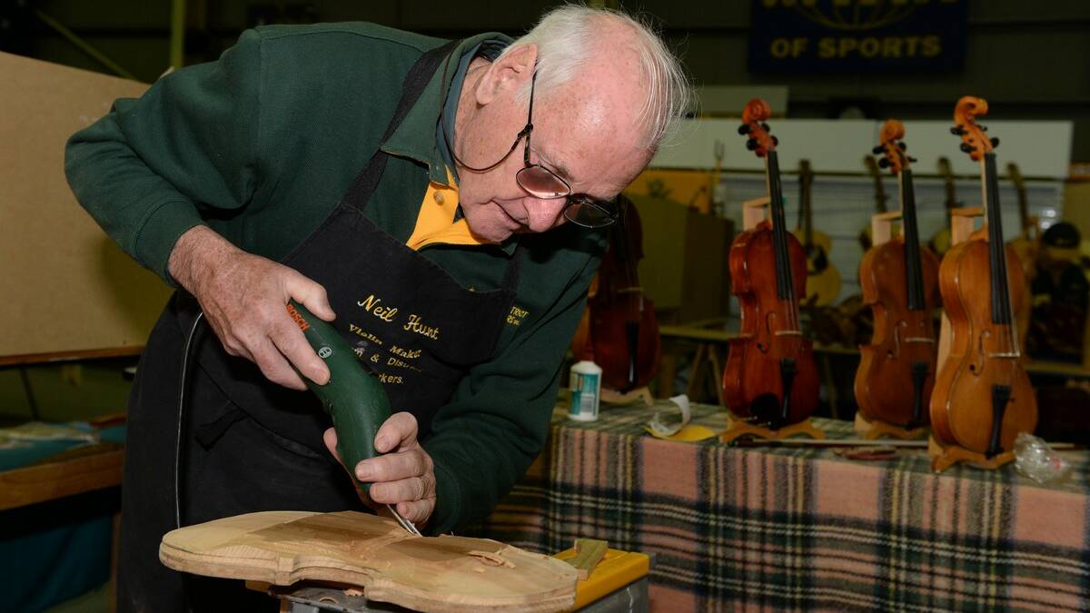 Neil Hunt - Ballarat Woodworkers Guild Annual Wood and Craft Show. Picture: Kate Healy
