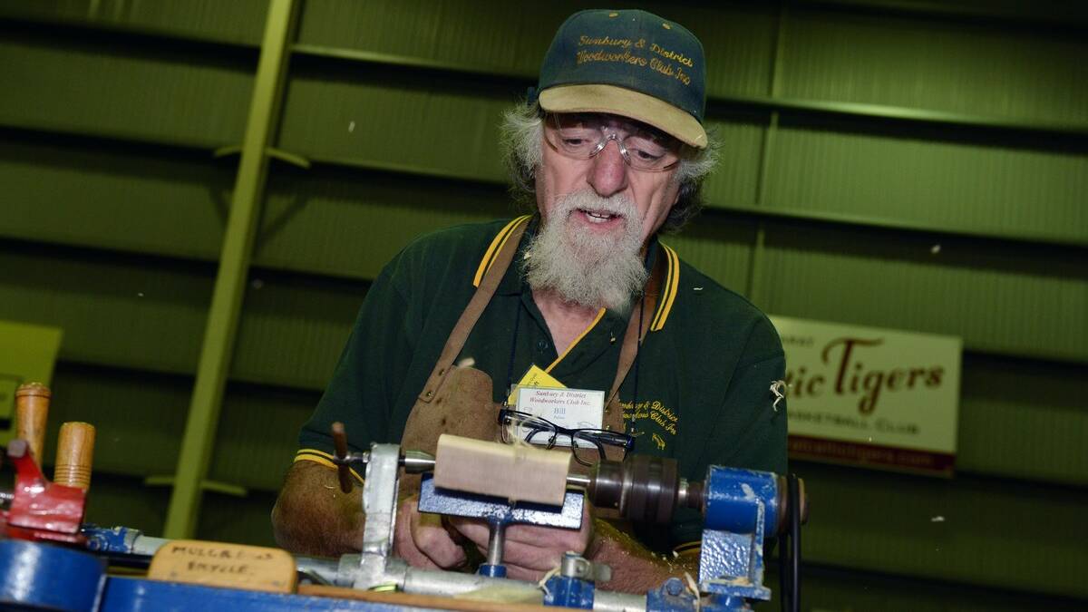  Bill Payton - Ballarat Woodworkers Guild Annual Wood and Craft Show. Picture: Kate Healy
