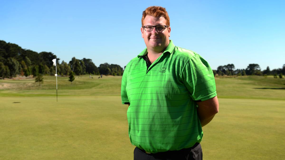 Ballarat Golf Club head professional Dave Wallis.