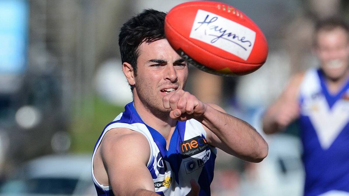 James Rizk playing for Sunbury in 2012.