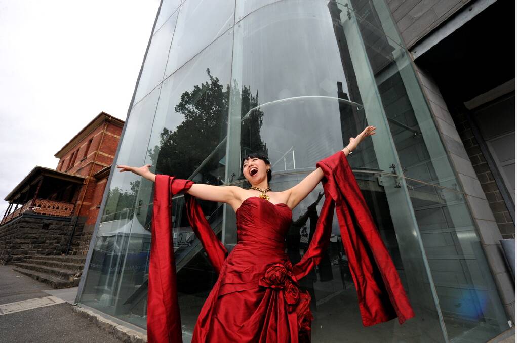  Opera singer Shu-cheen Yu took time off from rehearsals from The King and I in Sydney to perform
PIC: JEREMY BANNISTER