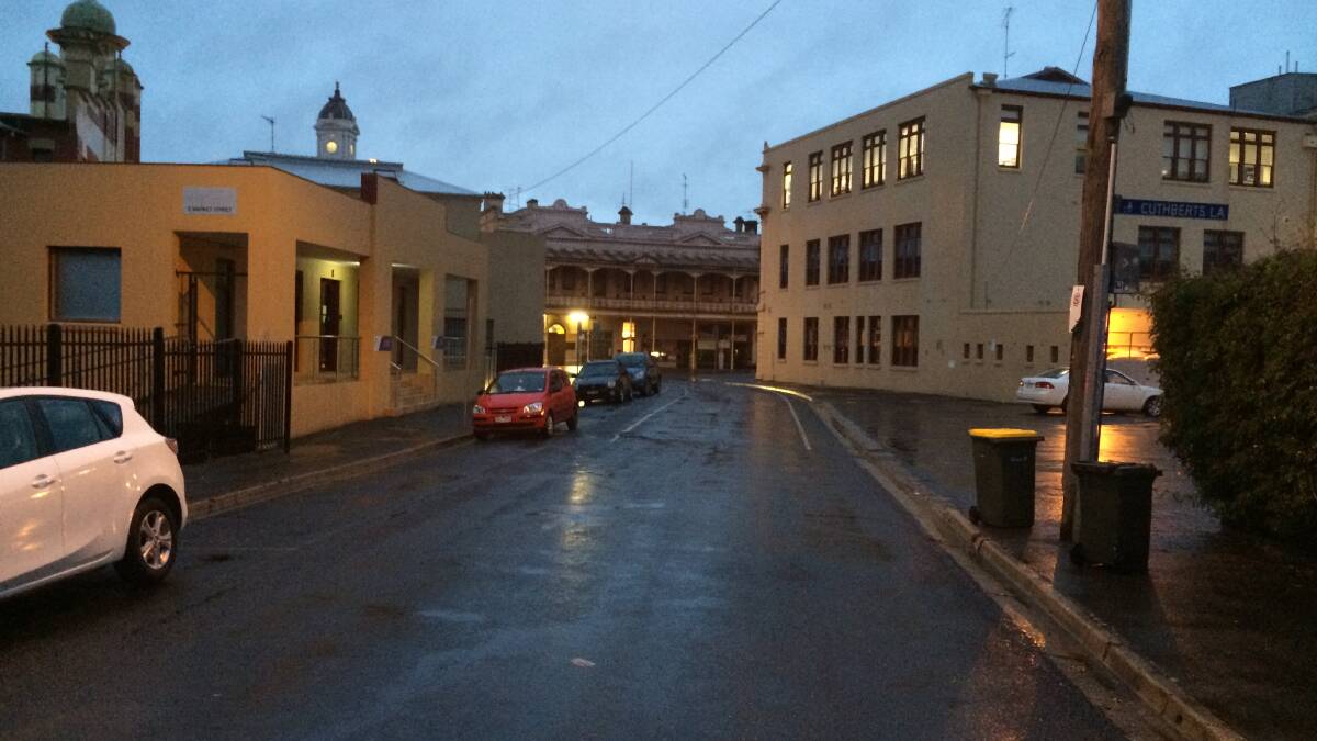 Some Ballarat residents would have been drenched heading to work this morning. 