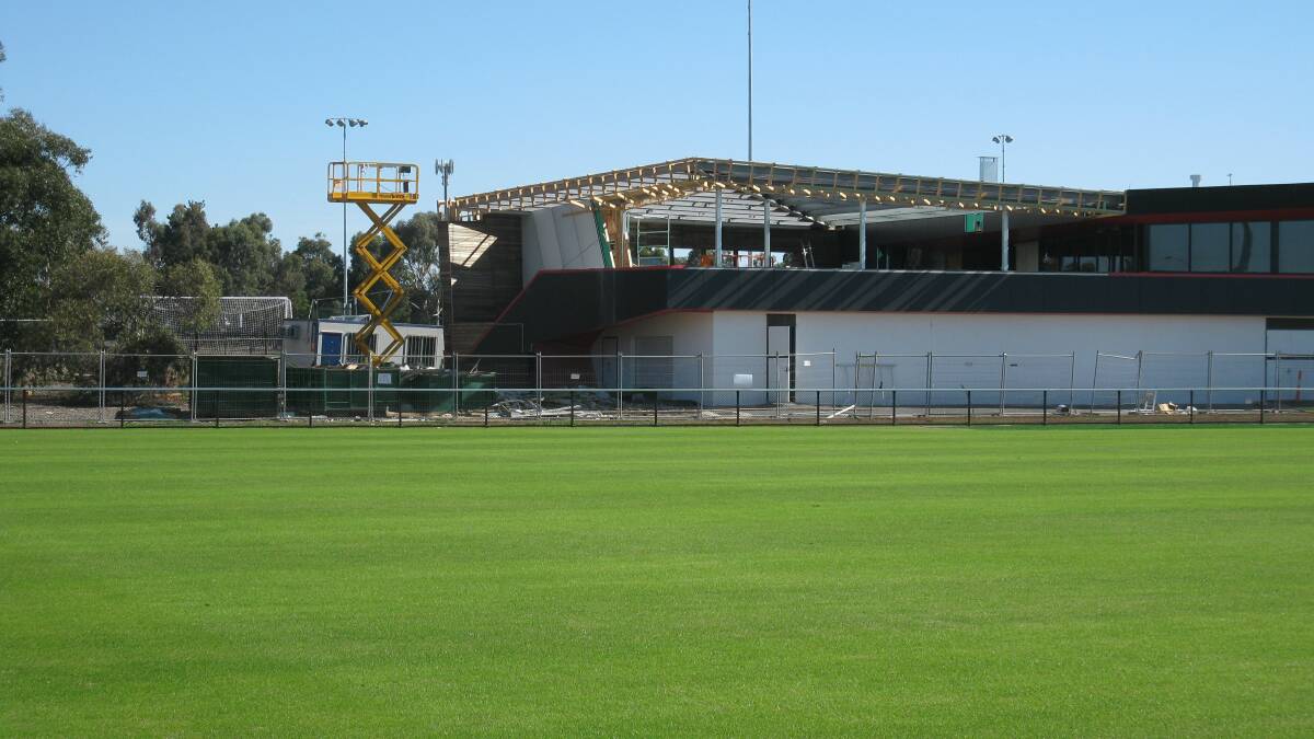 The centre piece of the new multi million dollar Ballarat Regional Football Facility.
