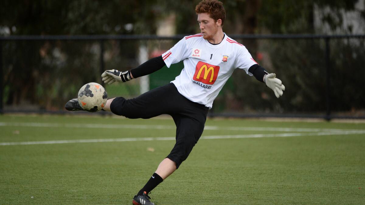 Ballarat goalkeeper Aaron Romein