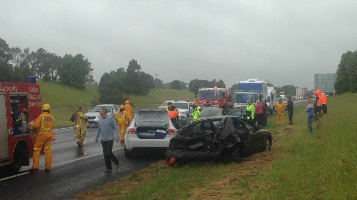 Picture of the crash scene. PIC: Pat Nolan