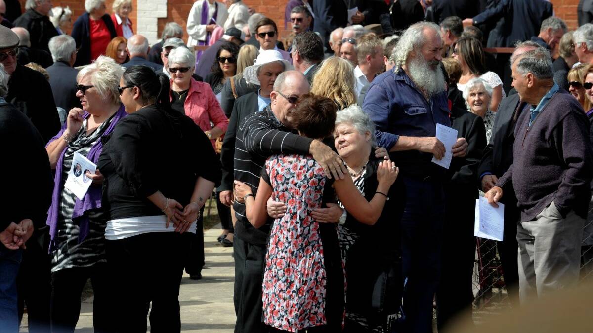 Images from Doug and John Streeter's funeral.