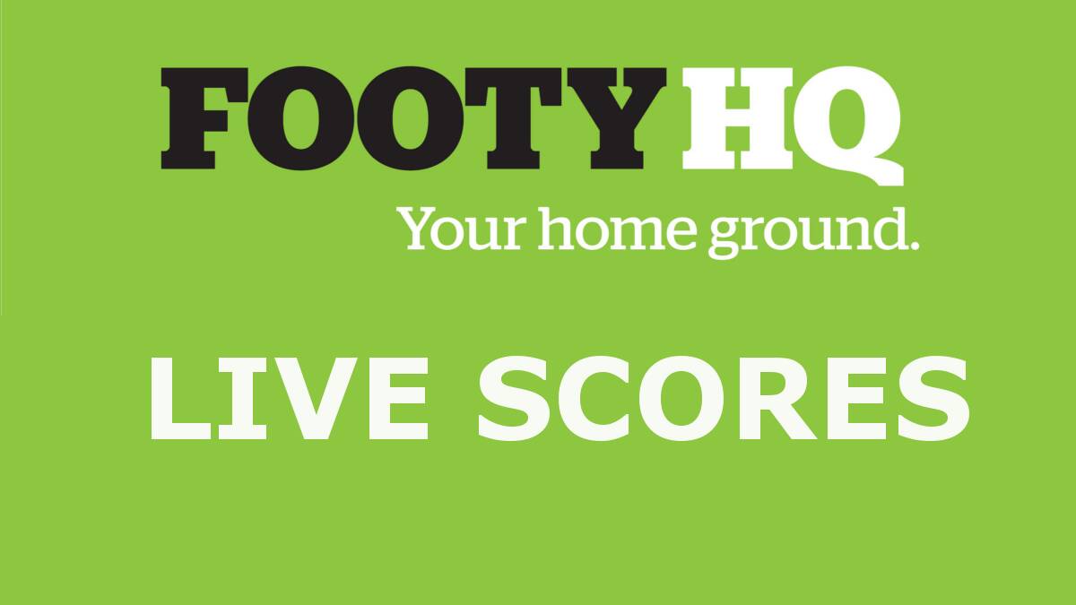 Live footy scores from our sports team covering CHFL round 1 action.