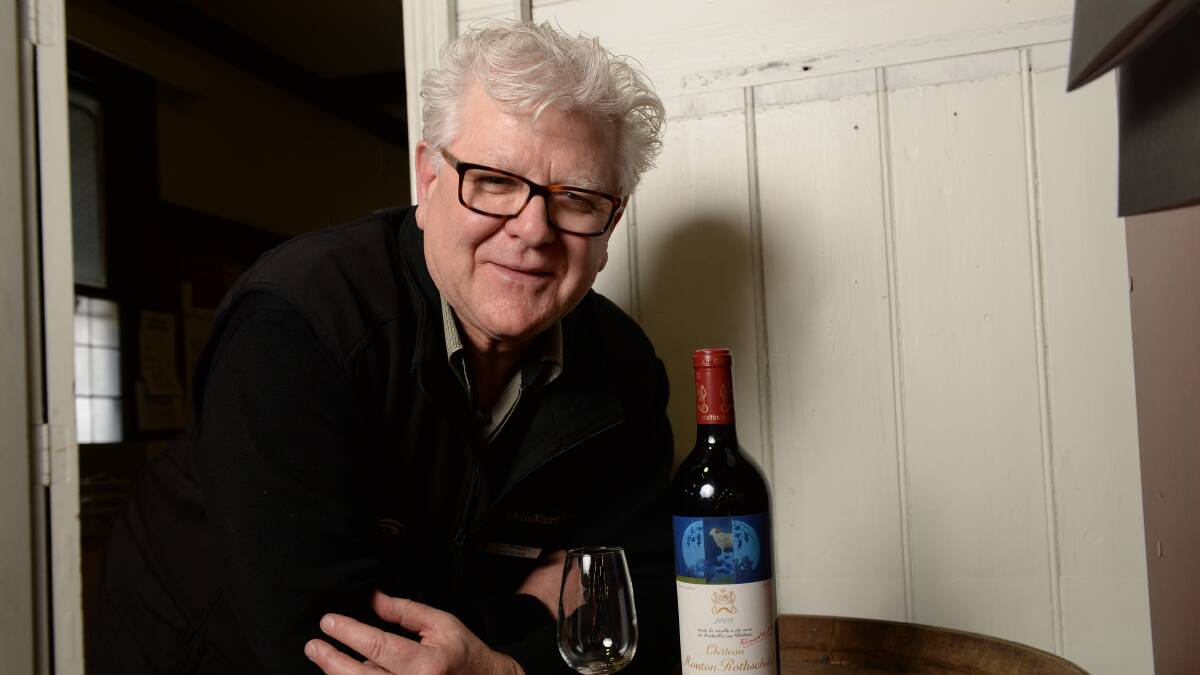 Brendan Baines (Product Expert) at Dan Murphy's with a Chateau Mouton Rothschild, Cabernet Sauvignon, 2008 vintage.