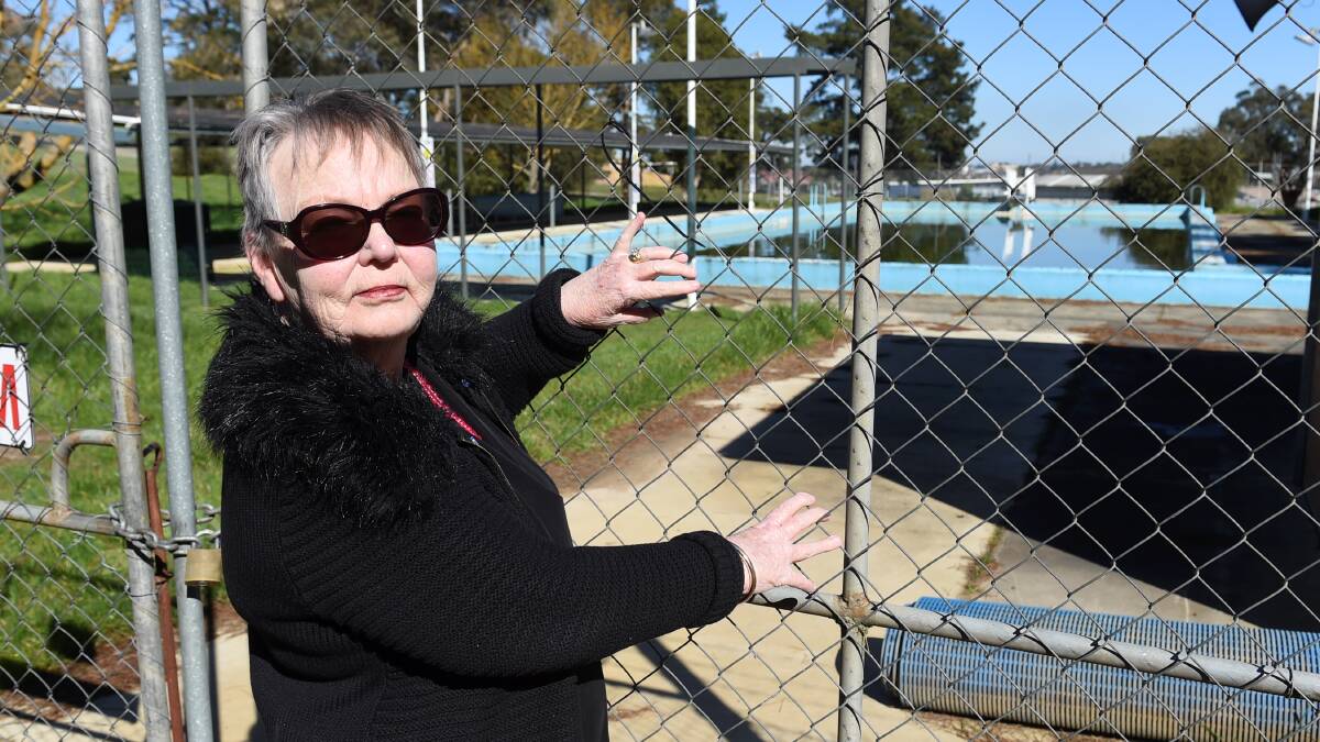 Jean McKinnon, the granddaughter of Walter Jones, who played a key role in the establishment of the Black Hill Swimming Pool, is devastated that it will close. PICTURE: LACHLAN BENCE