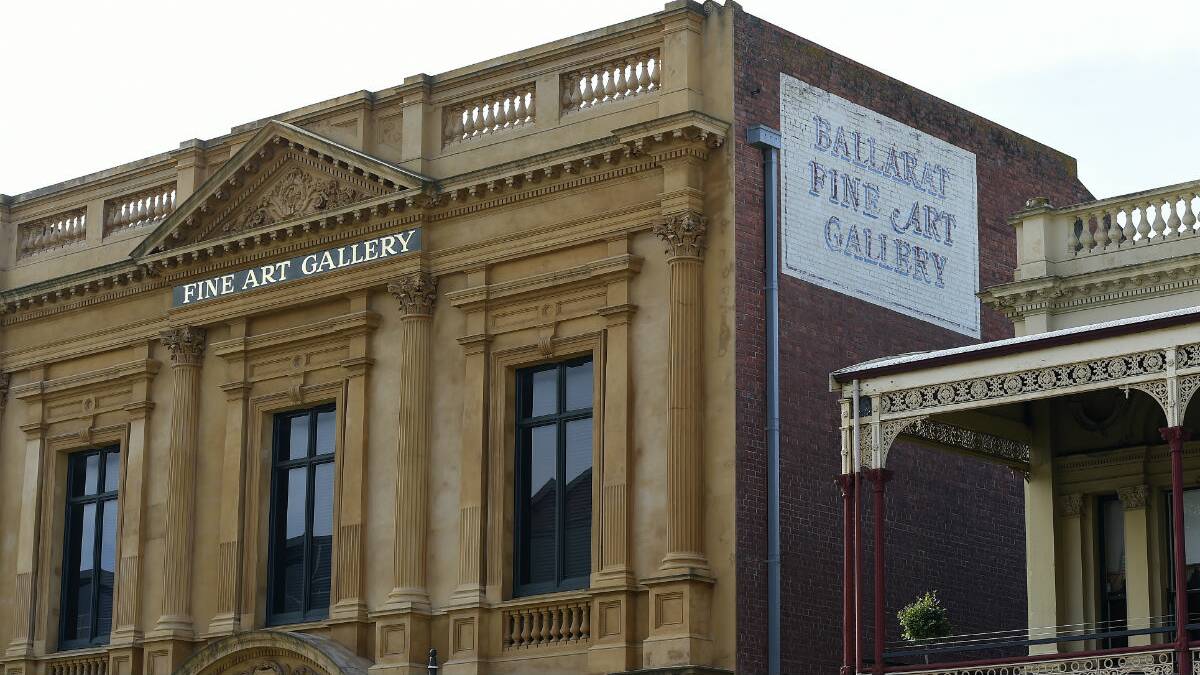 The Ballarat Fine Art Gallery on Lydiard Street, Ballarat. PICTURE: JUSTIN WHITELOCK