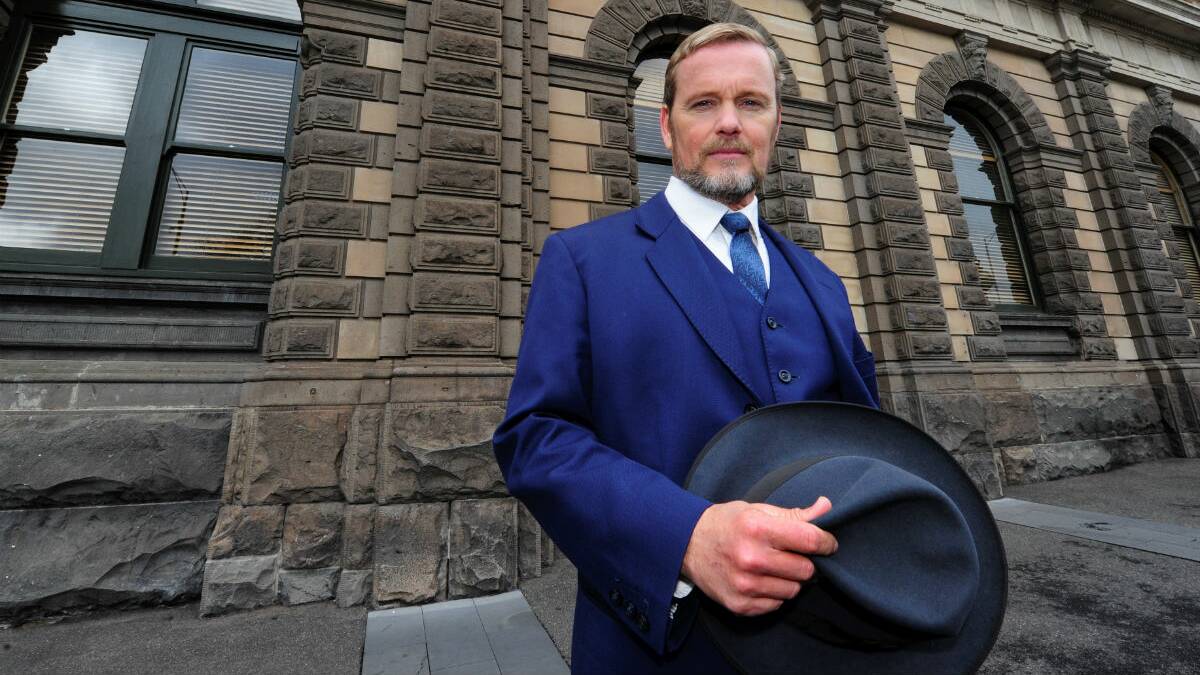 Craig McLachlan in Ballarat during filming for the second season of Dr Blake. PICTURE: JEREMY BANNISTER