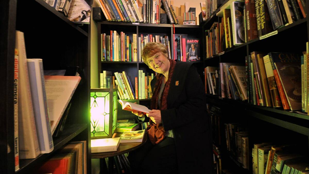 Clunes Booktown director Tess Brady at The Known World Bookshop in Ballarat. PICTURE: JEREMY BANNISTER