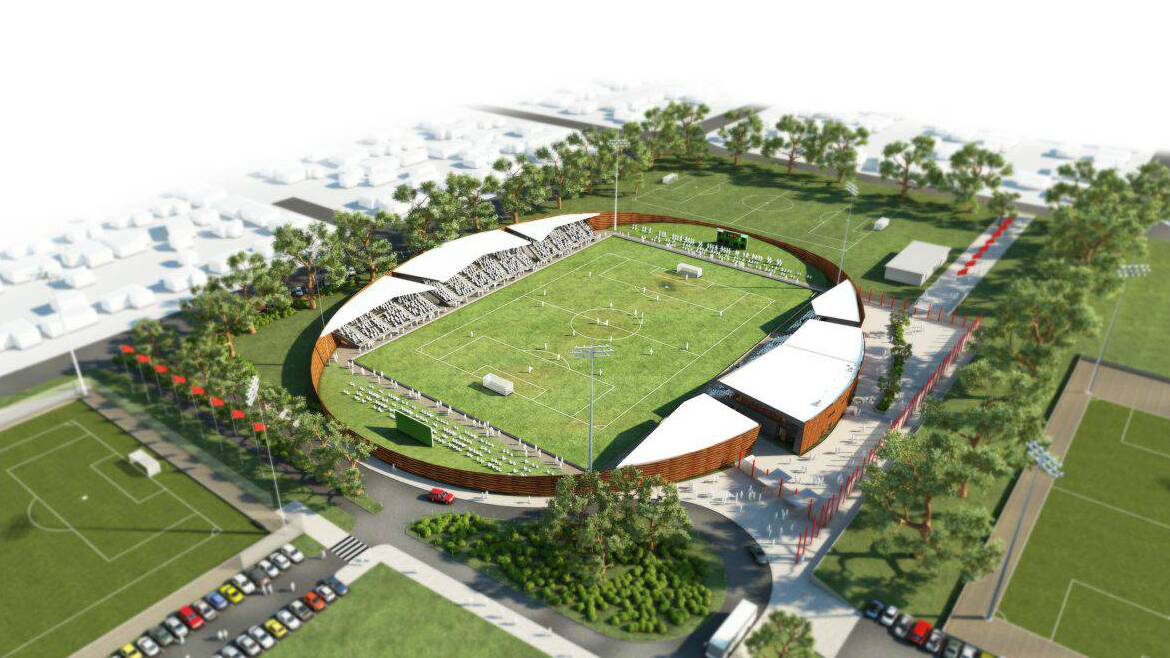 The Ballarat Regional Soccer Facility was key to attracting Bahrain. 