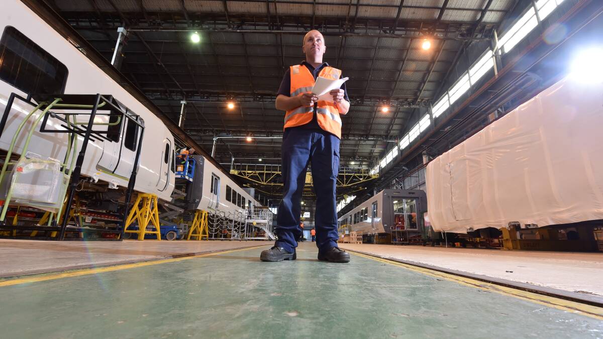 Glen Jones has worked at Alstom for 30 years. PIC: Jeremy Bannister 
