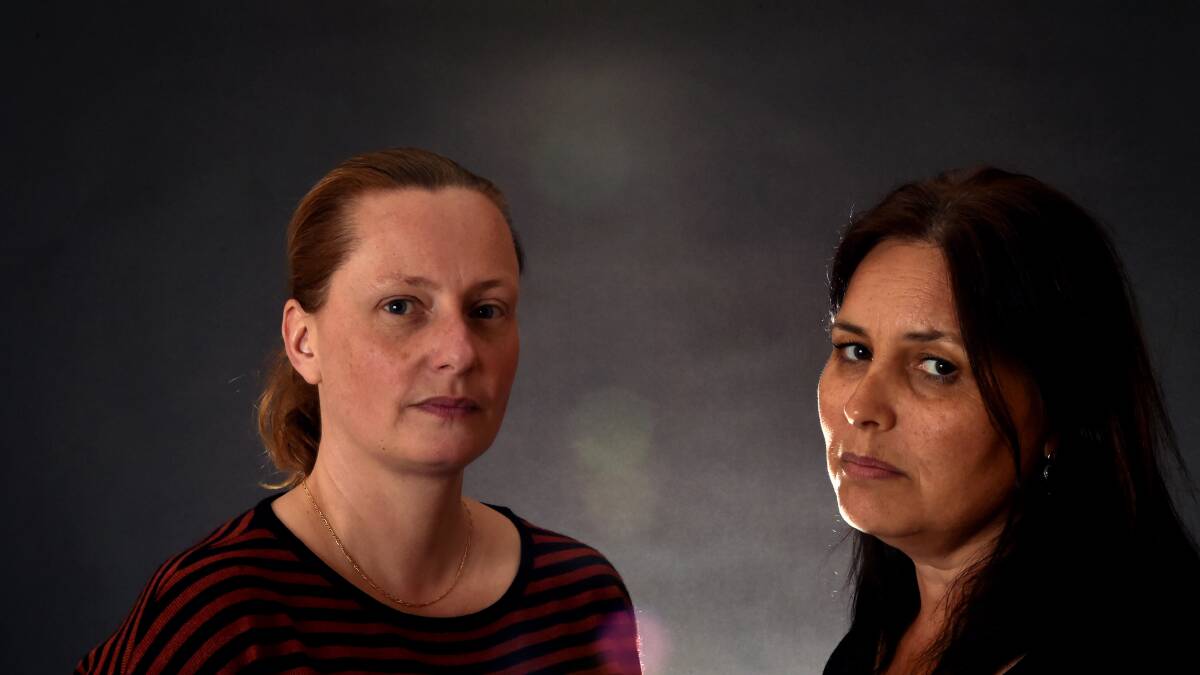  Julie Rowse, left, and Lisa Sambrook form Ballarat Health Services' Child and Youth Mental Health Services are trying to help people understand anxiety by normalising the conversation about it. 
Picture: JEREMY BANNISTER 