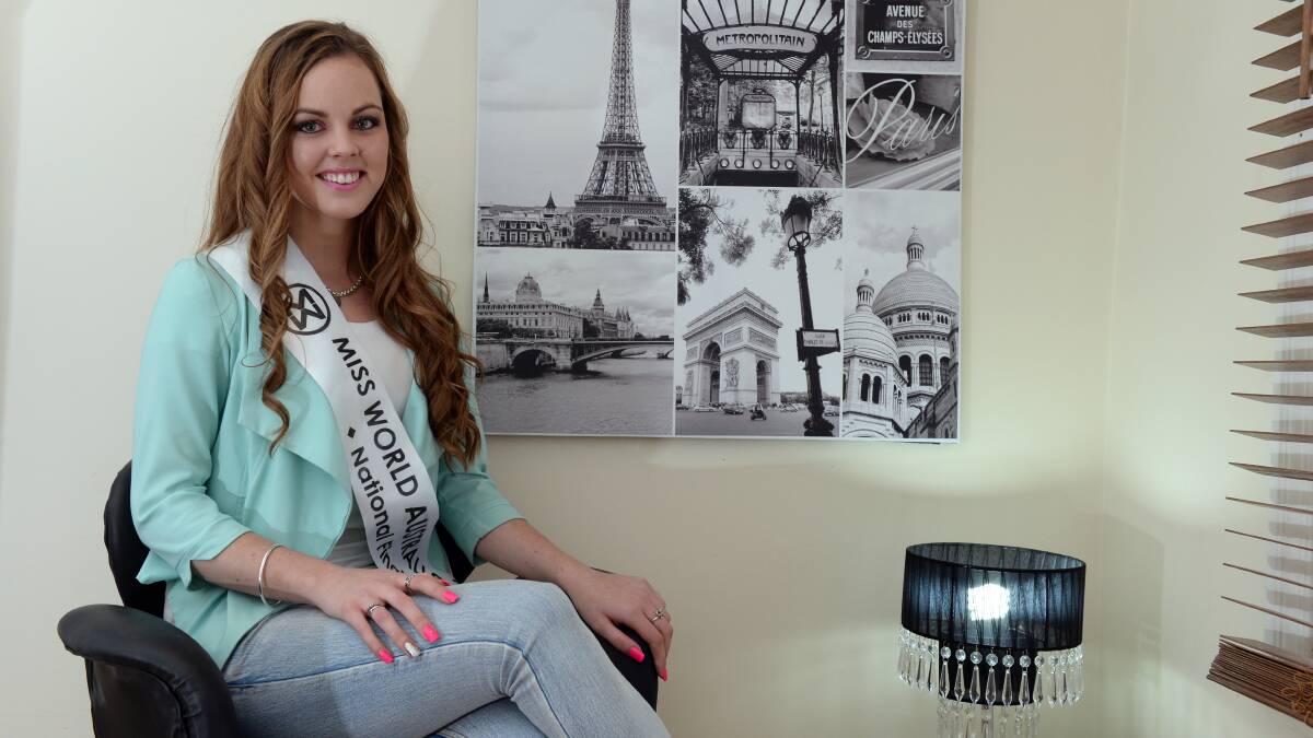 Ballarat's Kristy-Lee Stork could be the next Miss World Australia. PICTURE:KATE HEALY 