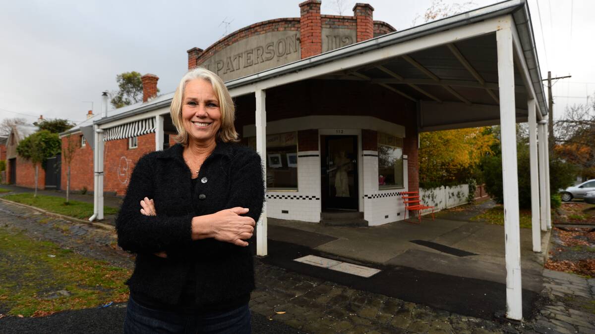 Julie Bennett won an award for Best Adaptive Reuse of a Heritage Space following the transformation of a former butcher shop in Soldiers Hill into an art gallery and studio. PICTURE: ADAM TRAFFORD 