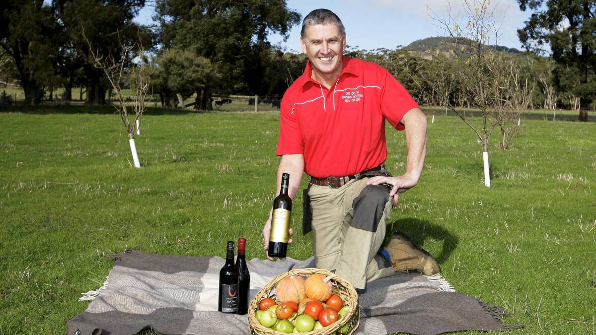 Wayne Whykes will lead a tour of Ballarat’s best food producers and wineries during the Melbourne Cup weekend as part of the two-day Out of the Ground festival. PICTURE: CONTRIBUTED.