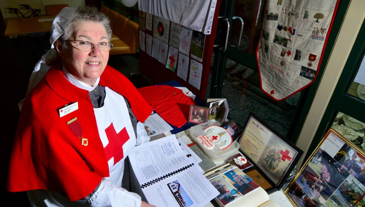Gail Binks ponders the history of Red Cross in Ballan as the organisation celebrates its centenary.
Picture: DYLAN BURNS