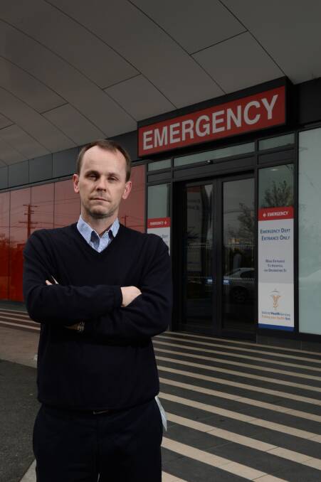 Emergency room doctor Jaycen Cruickshank will speak at Ballarat’s first road trauma forum. PICTURE: ADAM TRAFFORD