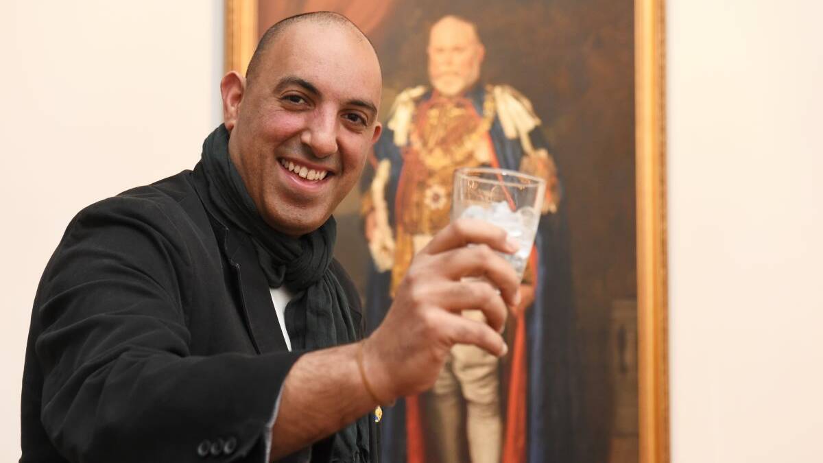 Art Gallery of Ballarat Foundation chairman Mark Guirguis is set for the Art After Dark series. PICTURE: LACHLAN BENCE