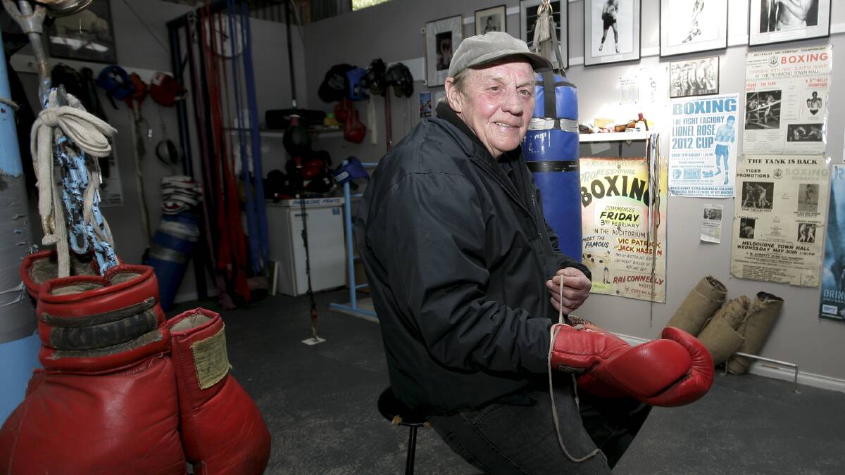 Veteran Ballarat boxing trainer Ian Fear is a legend in amateur boxing circles. PICTURE: CRAIG HOLLOWAY