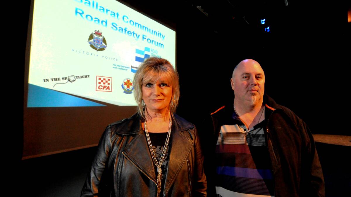 FAMILY members of road trauma victims were among a number of guest speakers who presented their poignant personal stories at Ballarat’s first road trauma forum on Tuesday night.