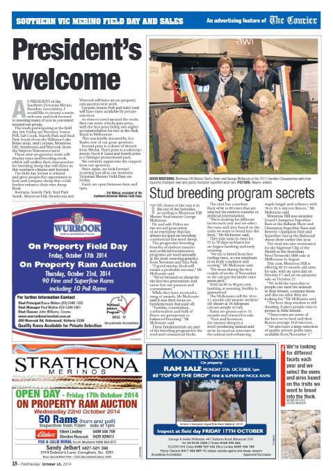 Southern Vic Merino Field Day and Sales