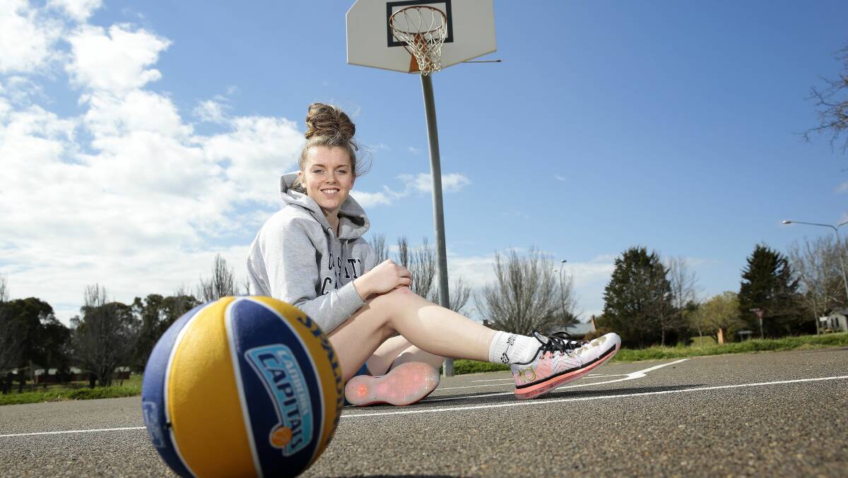 Ballarat's Abbey Wehrung has signed with WNBL club Canberra Capitals. Photo:  Jeffrey Chan, Canberra Times
