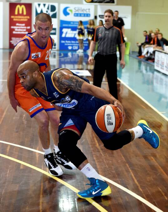 Ballarat Miners' star Roy Booker in action. Photo: Jeremy Bannister